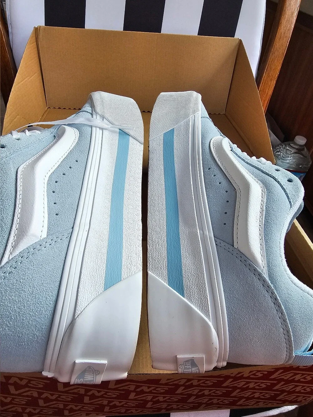 Vans KNU STACK Vintage Satin Dream Blue. Womens size 8.5